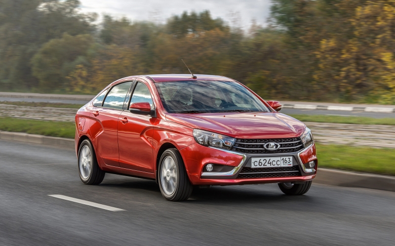 Обзор LADA Vesta седан: фотографии интерьера и экстерьера авто